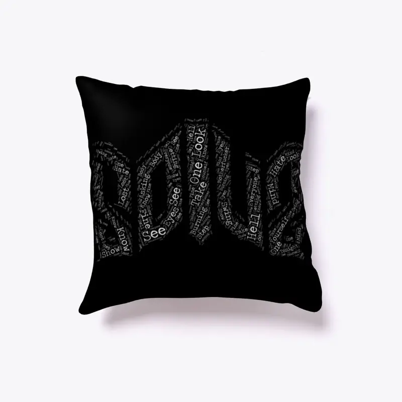 Solus "Slash" Lyric Art Indoor Pillow