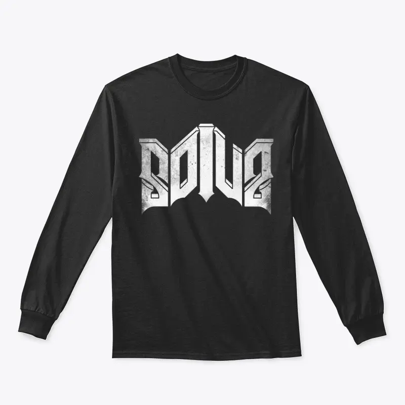 Basic "Solus" White logo Long Sleeve