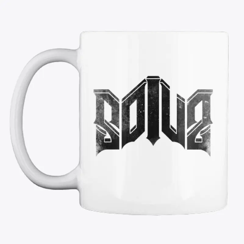 Basic "Solus" Black Logo Mug