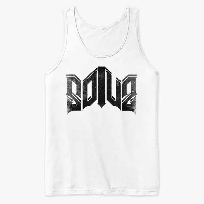 Basic "Solus" Black Logo Tank