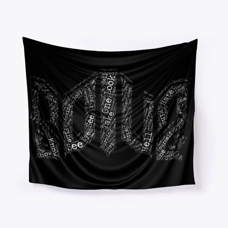 Solus "Slash" Lyric art wall flag