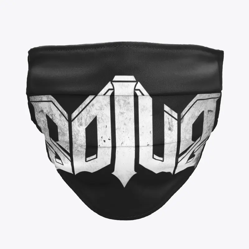 Solus White Logo Face Mask